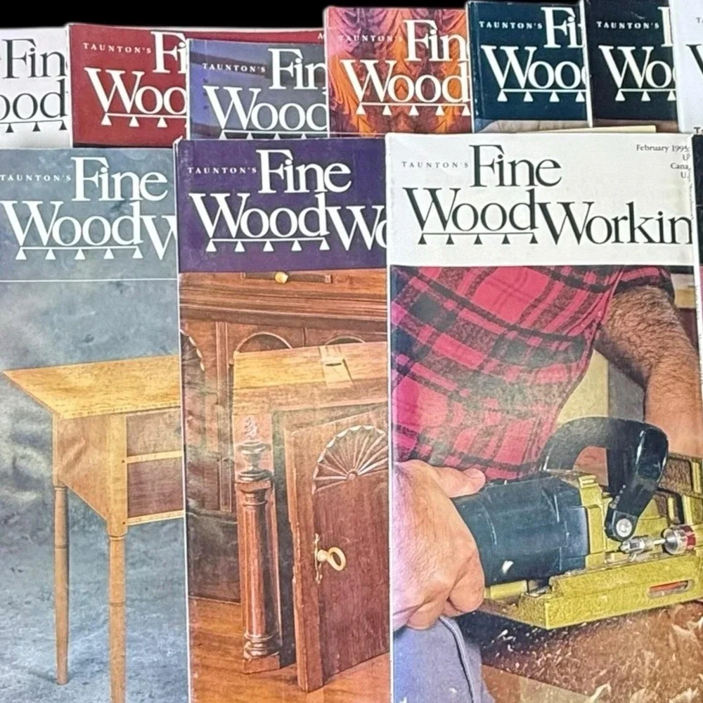 Vintage Fine Woodworking‎ Magazine Lot Of 18 - Some Duplicates